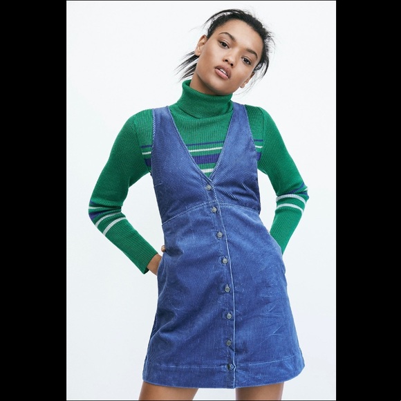 Free People rolling thunder corduroy dress large - Picture 3 of 7